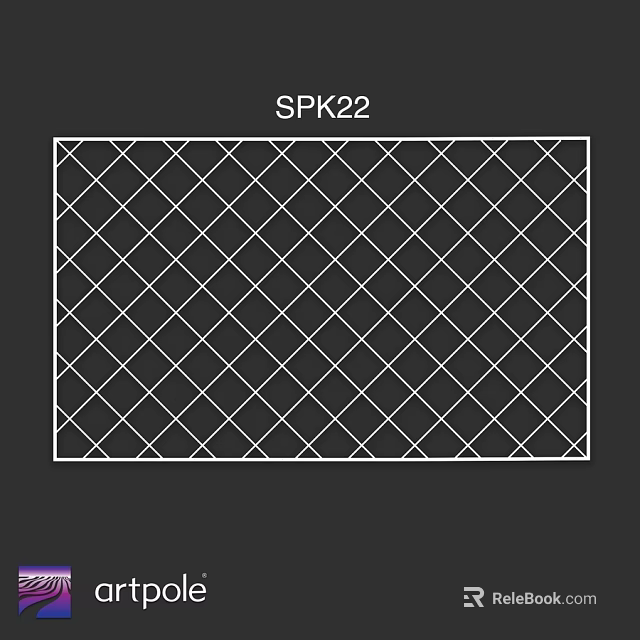SPK22 Grid Component with Strong Metal Mesh Structure for Building Projects 3d model 