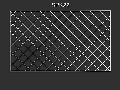 SPK22 Grid Component with Strong Metal Mesh Structure for Building Projects 3d model