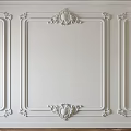 European-style lines carved lines 3d model