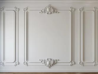 European-style lines carved lines 3d model