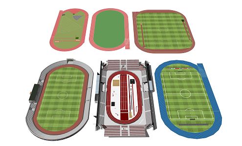 Modern Playground 3d model