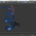 Trolley Two-wheeled Trolley Tiger Trolley Flat Trolley Hand Trolley Simple Model Low Model Low Face Number Game Super Realistic High Precision 3d model