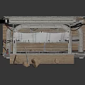 Vintage Concept Car Design With Metal Frame Wooden Panels And Wheels
