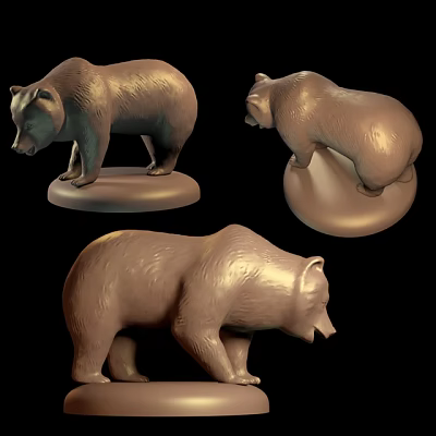 Bear. 3d model