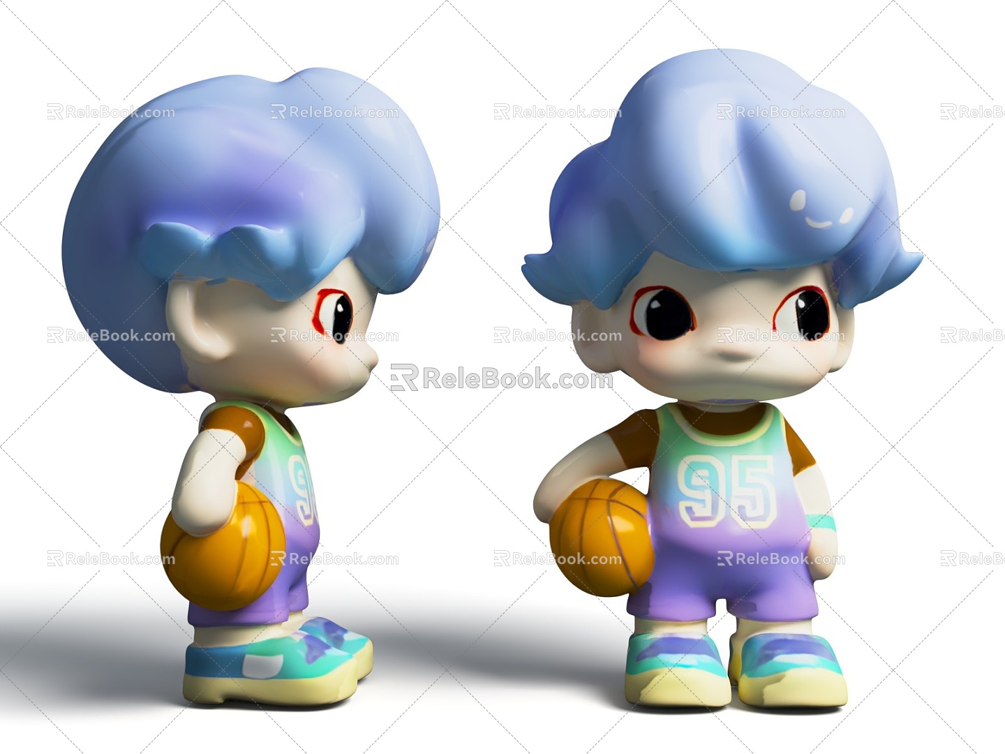 Bubble Mart Toy Doll Hand Blind Box 3d model