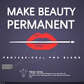 Neon Lamp Combination With Red Lips Graphic And Color Changing Tube Design