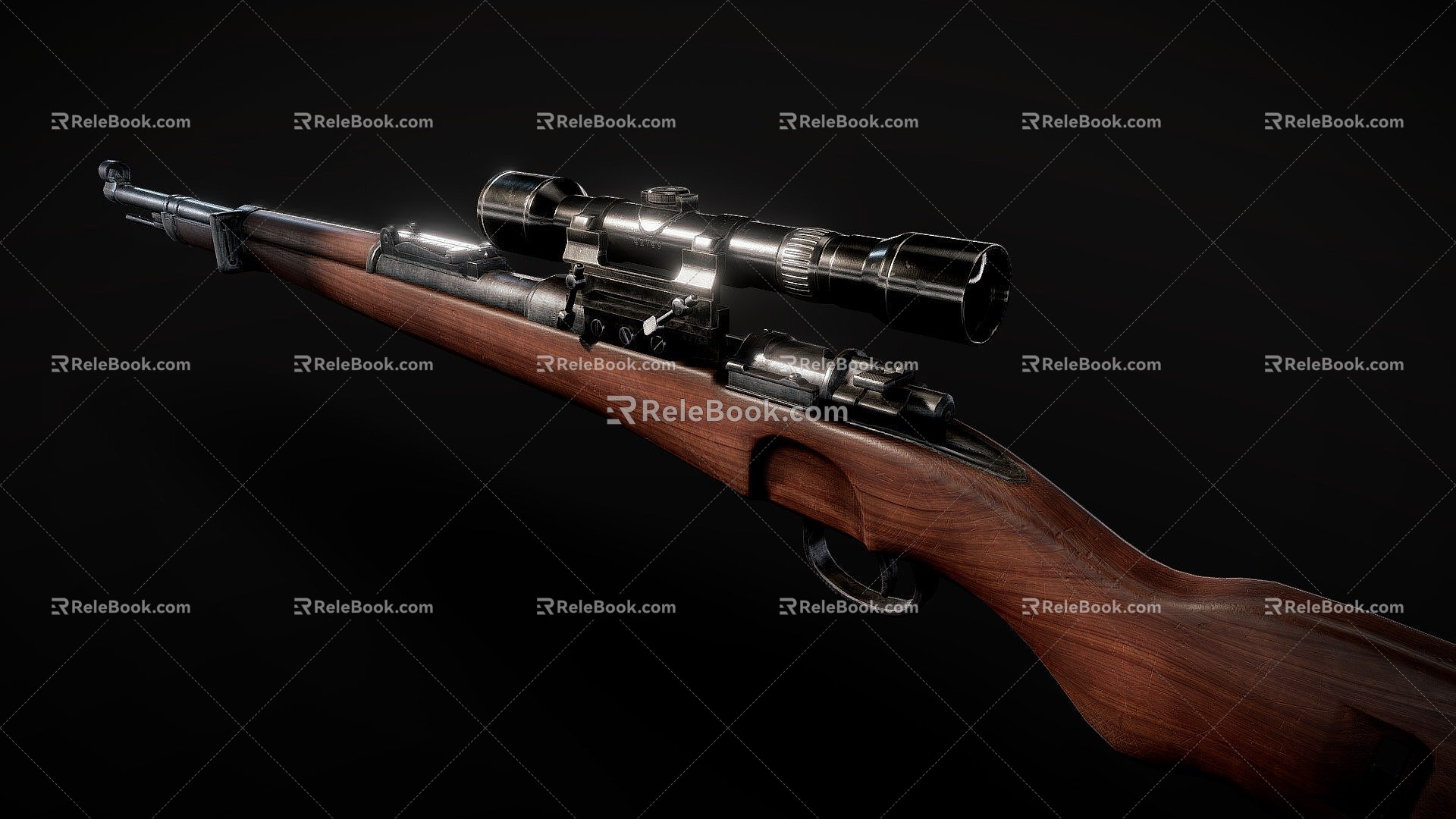 Sniper Rifle 3d model