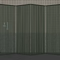 Modern screen glass screen partition 3d model