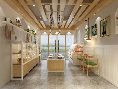 Nordic Bakery 3d model