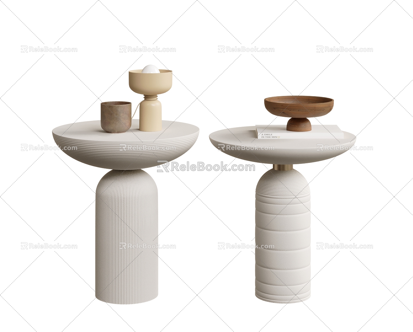 Modern Side Table Coffee Table Side Table Combination 3d model