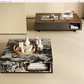 Modern Coffee Table Corner Table Marble Coffee Table Acrylic Coffee Table Side Table Square Coffee Table 3d model