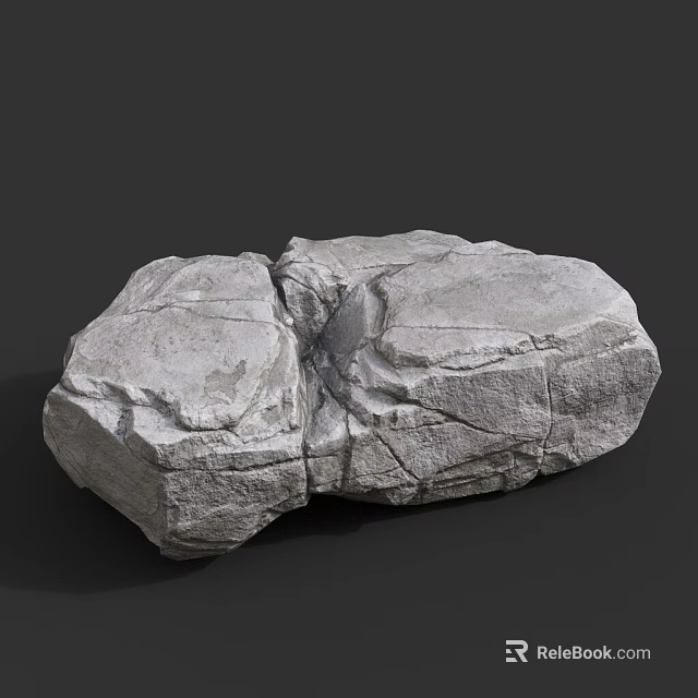 Natural Wood Stone with Rough Surface Intricate Texture and Natural Pattern for Decorative Construction 3d model 