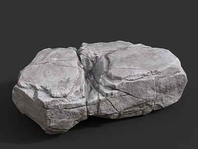Natural Wood Stone with Rough Surface Intricate Texture and Natural Pattern for Decorative Construction 3d model
