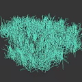 Lush Green Grass Cluster With Fresh Natural Leafy Texture And Vibrant Color