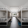 Modern Dormitory Staff Dormitory Student Dormitory 3d model