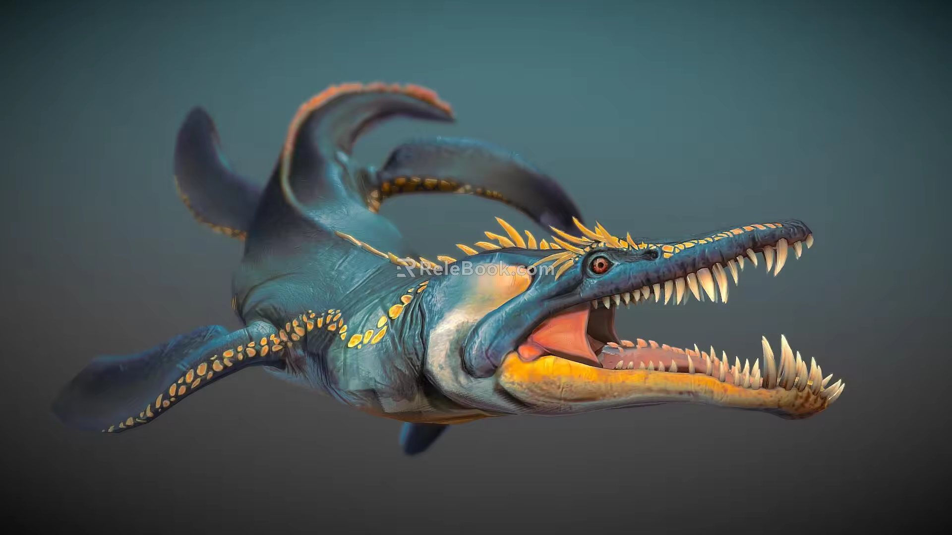 plesiosaur 3d model