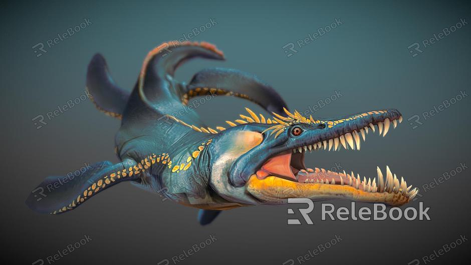 plesiosaur model