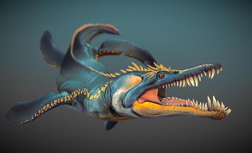 plesiosaur 3d model