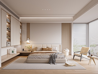 Modern Bedroom 3d model