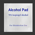 Disposable Alcohol Pad With 70 Isopropyl Alcohol For Disinfection Use