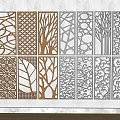 New Chinese-style openwork window 3d model