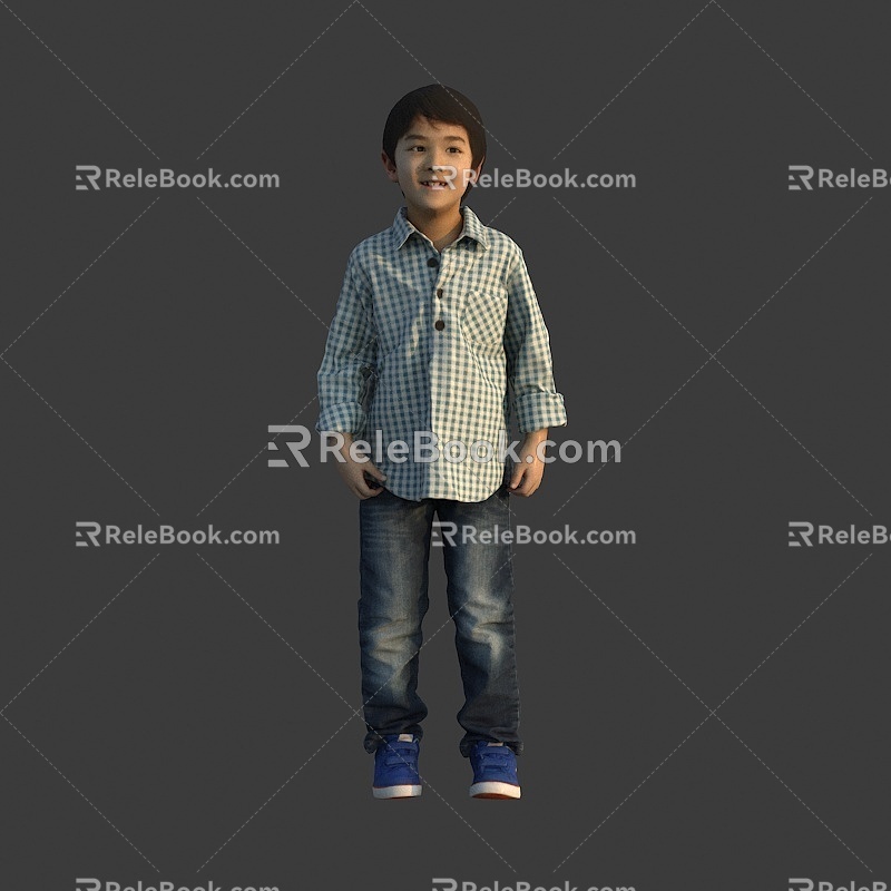 Boy Child 3d model