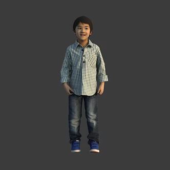 Boy Child 3d model