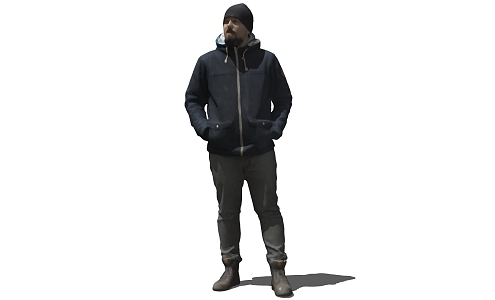 modern man 3d model