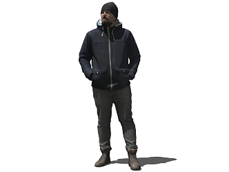 modern man 3d model