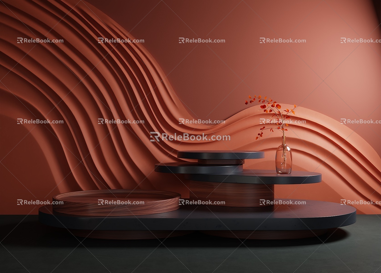 Still Life Display Stand E-commerce Products Booth E-commerce Meichen 3d model