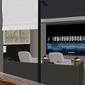 Entertainment Room With Starry Ceiling Large Movie Screen Showing Independence Day And Comfortable Furniture