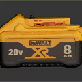 DEWALT Rechargeable 20V XR 8Ah Power Tool Battery for Cordless Tools 3d model
