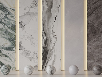 marble stone background wall veneer rock slab tile 3d model