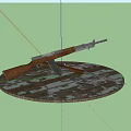 submachine gun 3d model