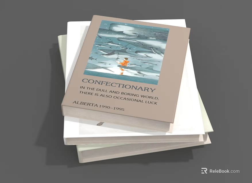 Confectionary Book Exploring Pioneer World In Alberta And Other Regions 1920 To 1960 3d model 