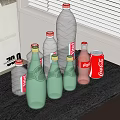 Drink Coke Sprite Mineral Water 3d model