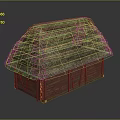 Traditional Thatched Roof Building With Wooden Walls And Rustic Design Elements