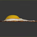 Fried Egg Fried Egg Game Item 3d model