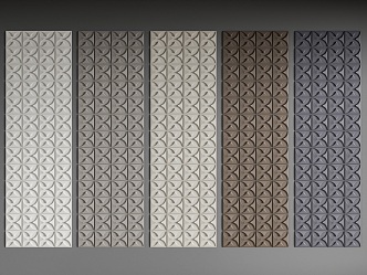 Modern wall panel wall decorative panel modeling wall panel 3d model