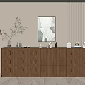 Quiet Ancient Style Entrance Cabinet Simple Style Cabinet Whole Cabinet Sideboard Cabinet Balcony Cabinet Locker Entrance Cabinet 3d model