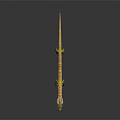 Mythical Golden Green Dragon With White Horns Mane Sharp Claws And Open Mouth
