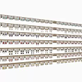 Fashion Jewelry Display With Multiple Shelves Holding Various Earrings And Accessories