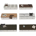 Bay Window Cushion Bay Window Cushion Pillow Bay Window Cabinet 3d model