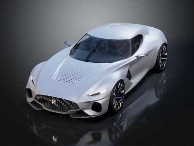 Modern sports car Superrun model