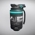 plasma-driven grenade 3d model