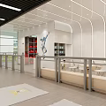 Modern Fitness Studio With Wooden Flooring White Workout Mats Railings Red Lockers And Wall Decor