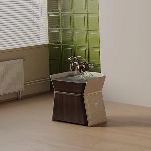 Modern bedside table 3d model