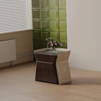 Modern bedside table 3d model