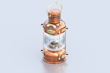 Kerosene lamp fire oil lamp foreign oil lamp oil lamp horse lamp 3d model