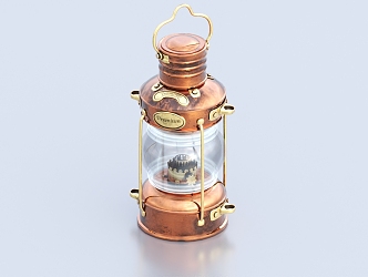 Kerosene lamp fire oil lamp foreign oil lamp oil lamp horse lamp 3d model